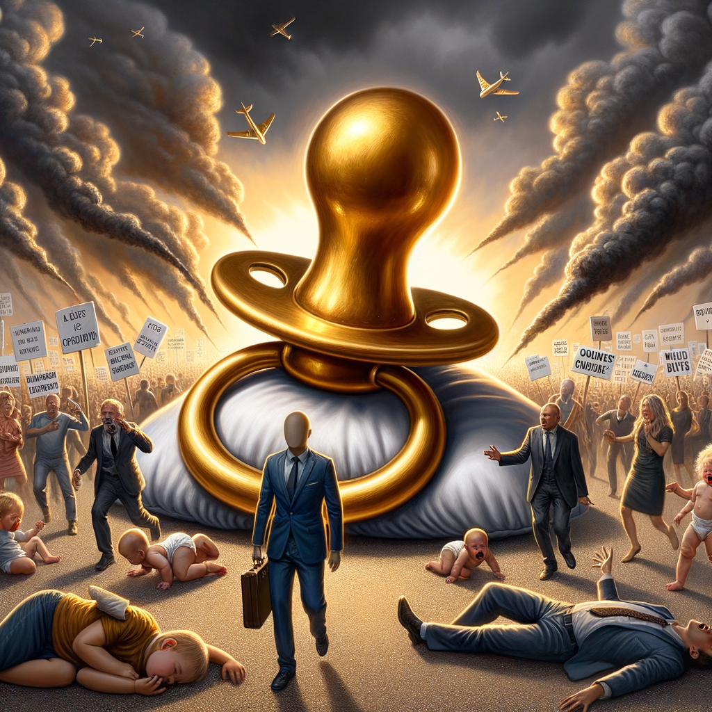 A era da chupeta dourada