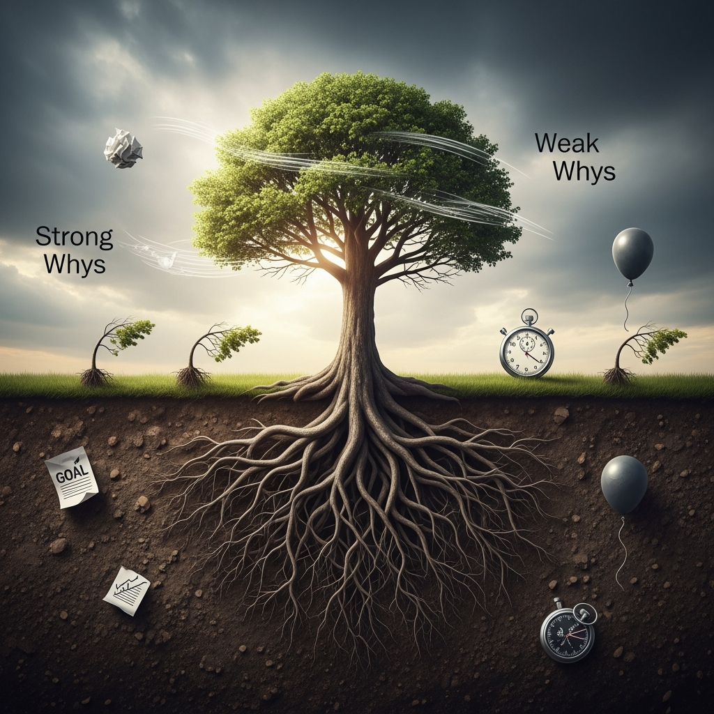 O porquê que não te deixa cair